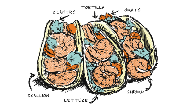 Original Foodworks food illustration